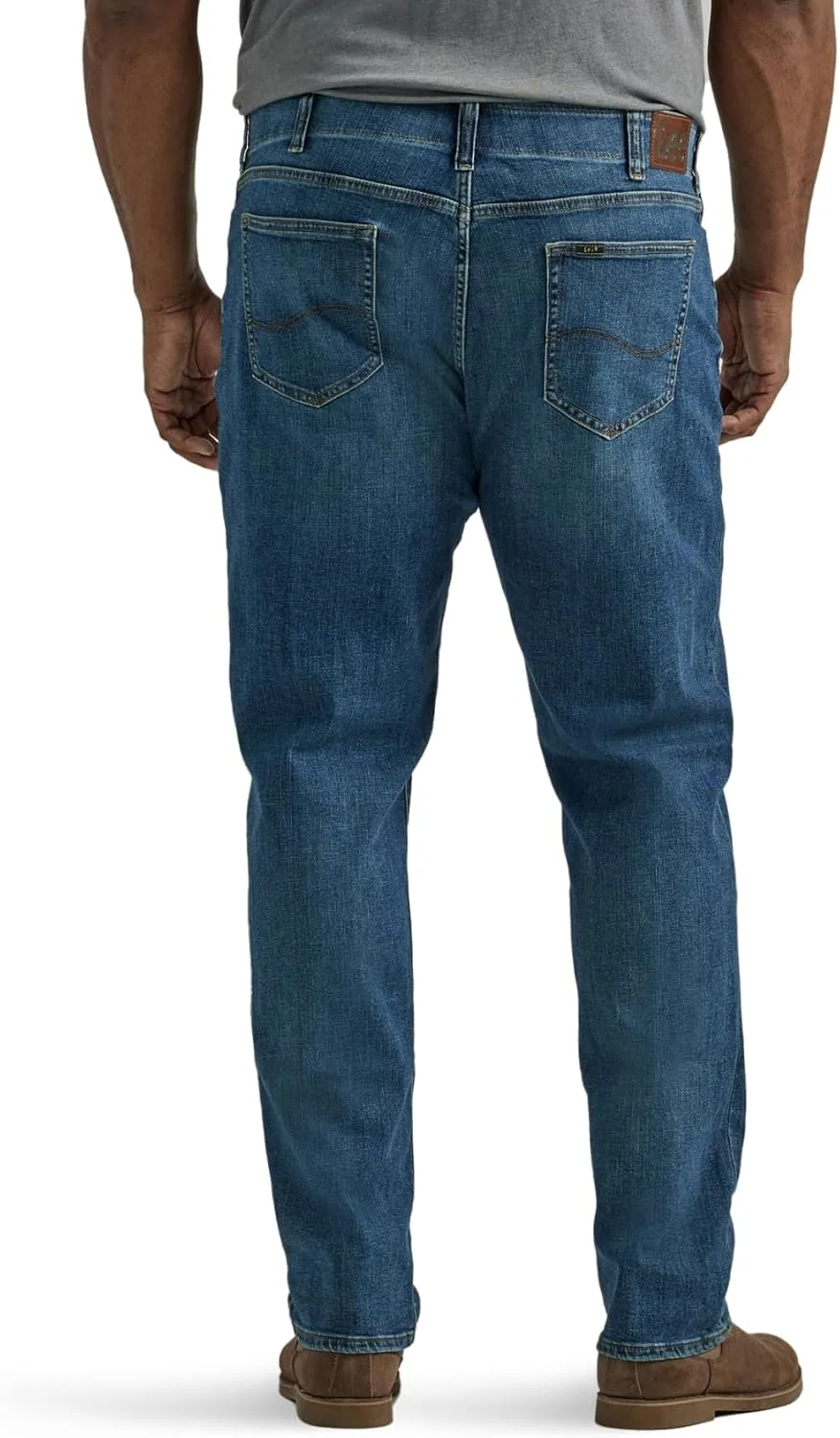 شلوار جین مردانه لی، سایز بزرگ و قد بلند، مدل Extreme Motion، راسته و دارای پاچه باریک