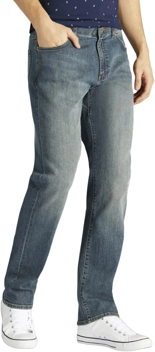 شلوار جین مردانه لی، مدل Extreme Motion Athletic Fit، پاچه باریک، Mega، سایز 42W / 32L شلوار جین مردانه لی، مدل Extreme Motion Athletic Fit، پاچه باریک، Mega، سایز 42W / 32L