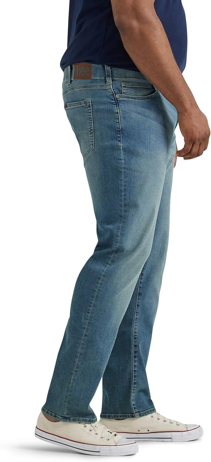 شلوار جین مردانه لی، سری Performance، مدل Extreme Motion، فیت ورزشی، سایز بزرگ