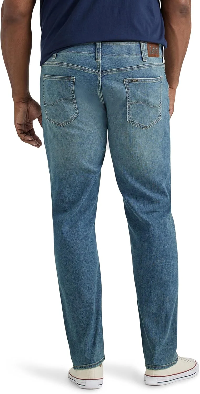 شلوار جین مردانه لی، سری Performance، مدل Extreme Motion، فیت ورزشی، سایز بزرگ