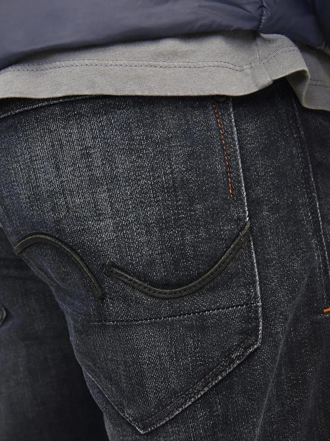 شلوار جین مردانه جک اند جونز مدل JJIMIKE JJCADE GE 232 - فیت مخروطی - جین آبی