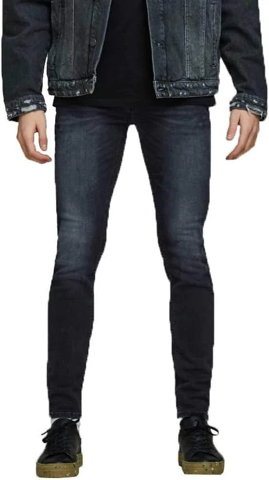 شلوار جین اسکینی مردانه JACK & JONES مدل JJILIAM JJORIGINAL AGI 004 NOOS (تک)