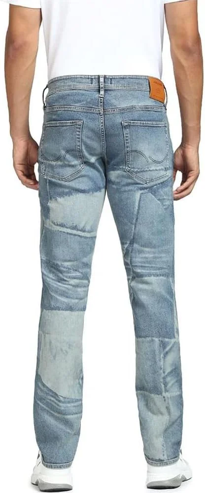 شلوار جین مردانه جک اند جونز مدل Glenn Slim Fit با فاق کوتاه شلوار جین مردانه جک اند جونز مدل Glenn Slim Fit با فاق کوتاه