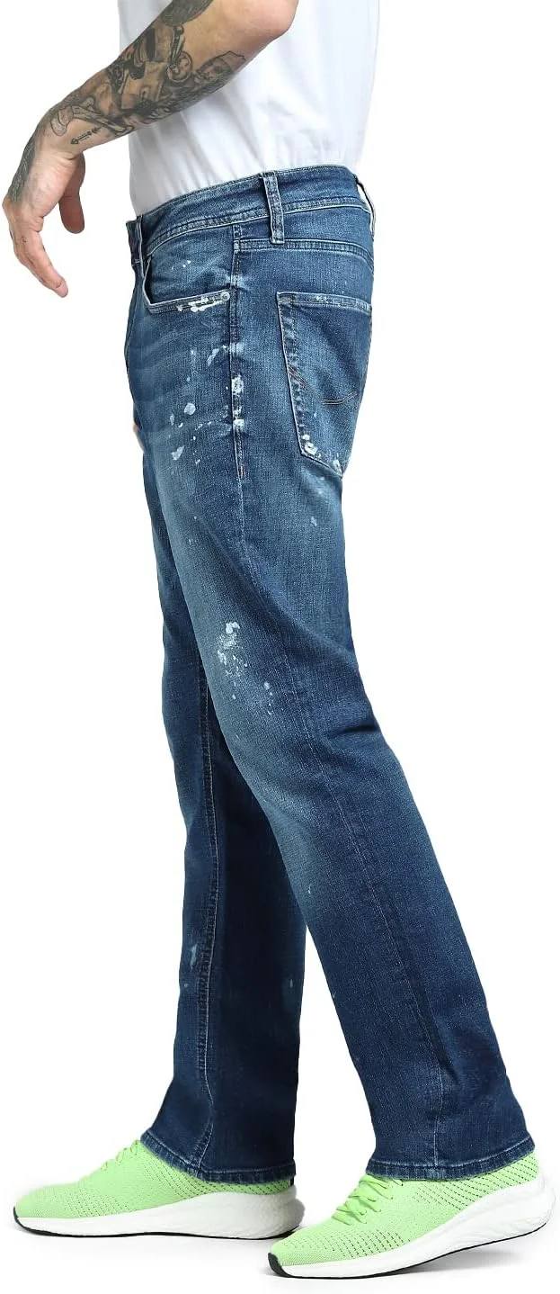 شلوار جین مردانه جک اند جونز مدل Clark با فیت معمولی و فاق متوسط