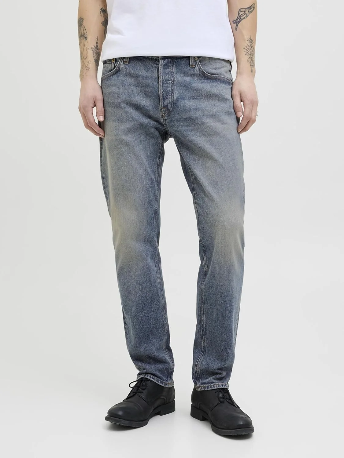 شلوار جین مردانه راحت JACK & JONES مدل JJIMIKE JJORIGINAL SBD 556 NOOS