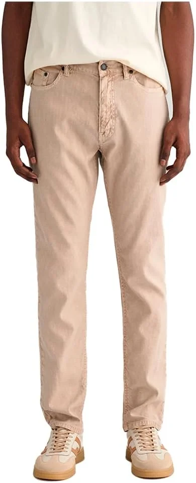 شلوار جین کتان و لینن مردانه گنت، فیت اسلیم