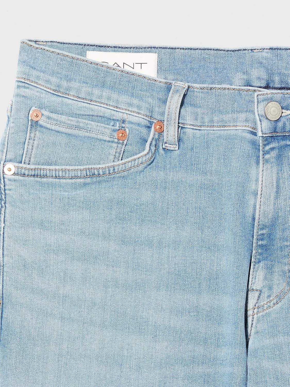 شلوار جین مردانه گنت، مدل Active Recover، برش اسلیم فیت