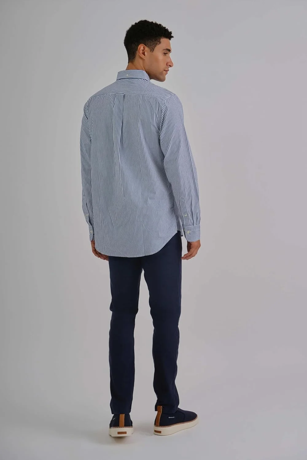 شلوار جین مردانه گنت، مدل اسلیم فیت، ترکیب پنبه و کتان