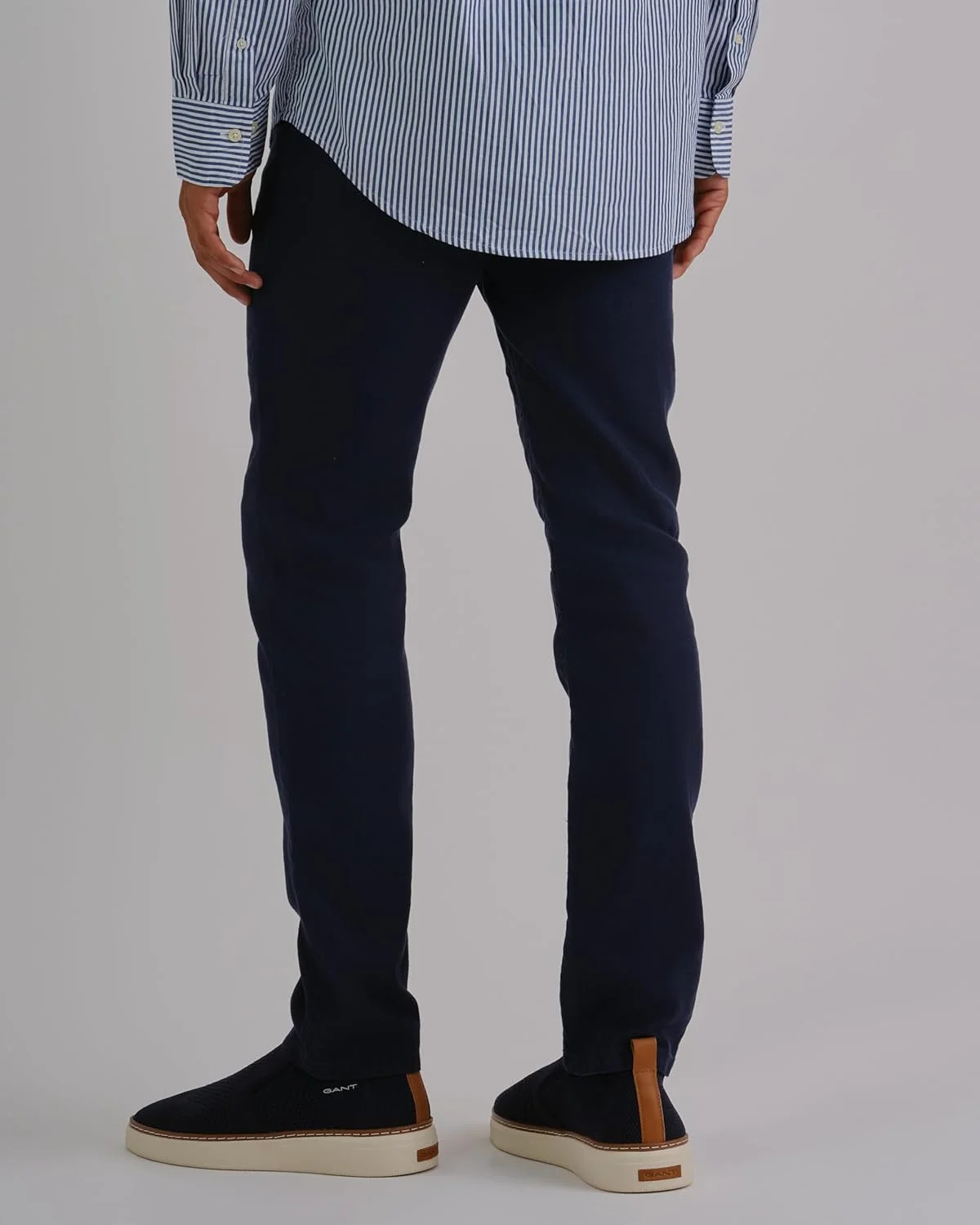 شلوار جین مردانه گنت، مدل اسلیم فیت، ترکیب پنبه و کتان