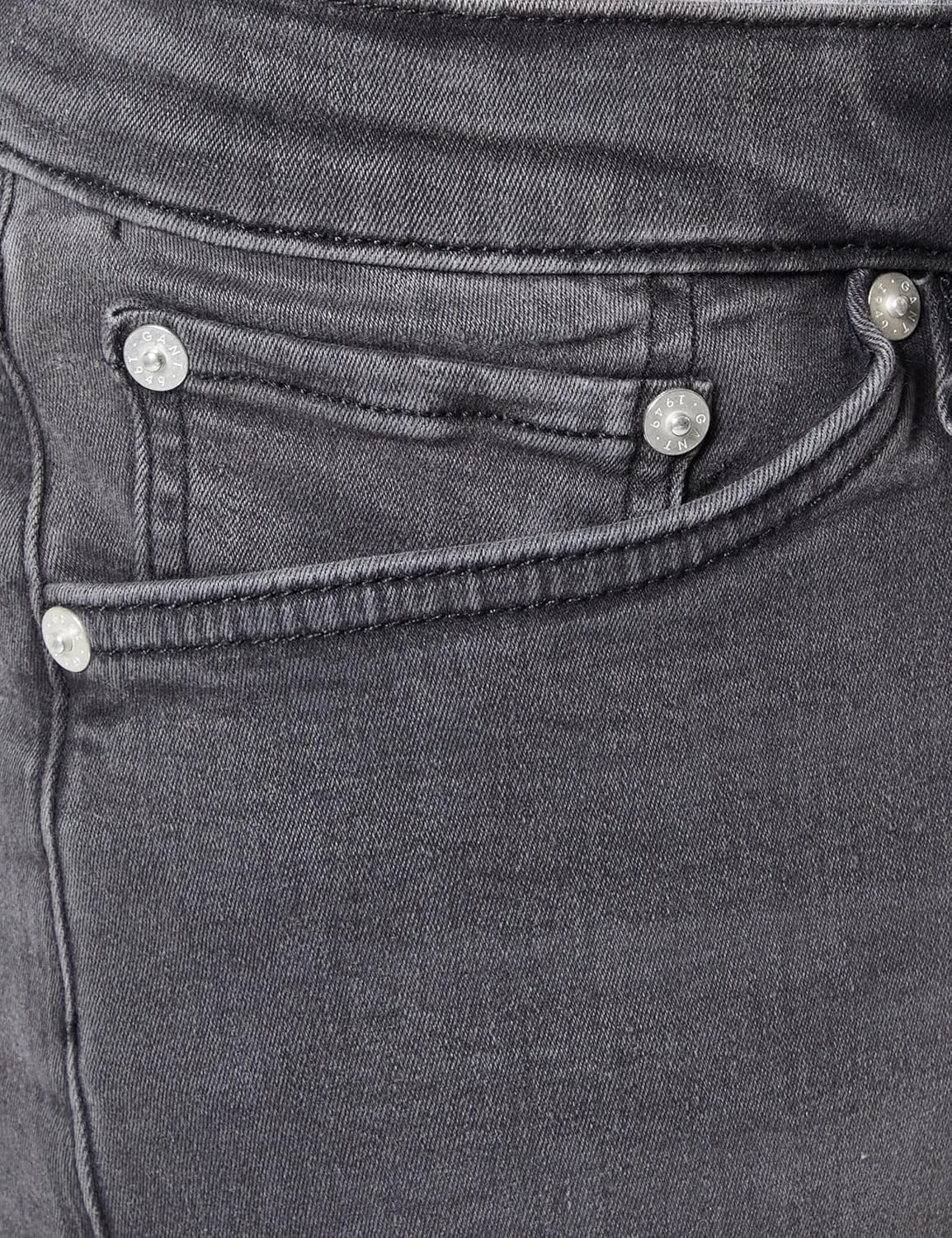 شلوار جین مردانه گنت مدل 1000280-951 با فیت اسلیم و مشکی