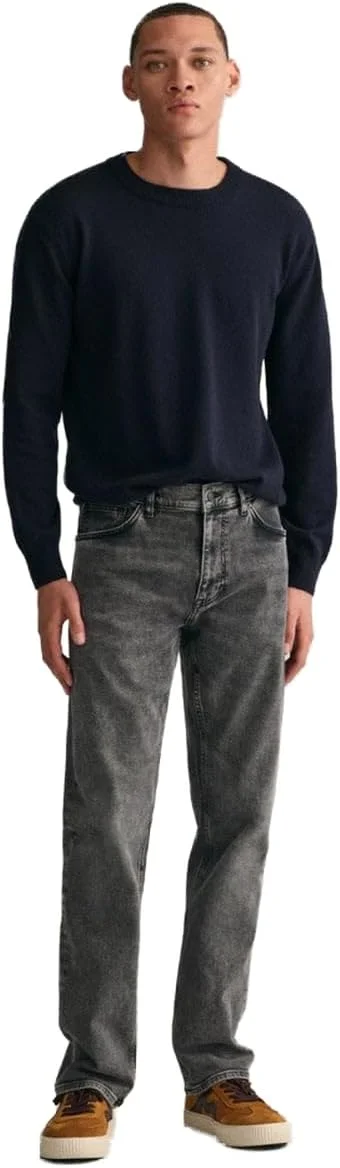 شلوار جین مردانه گنت مدل آرلی فیت معمولی رنگ مشکی