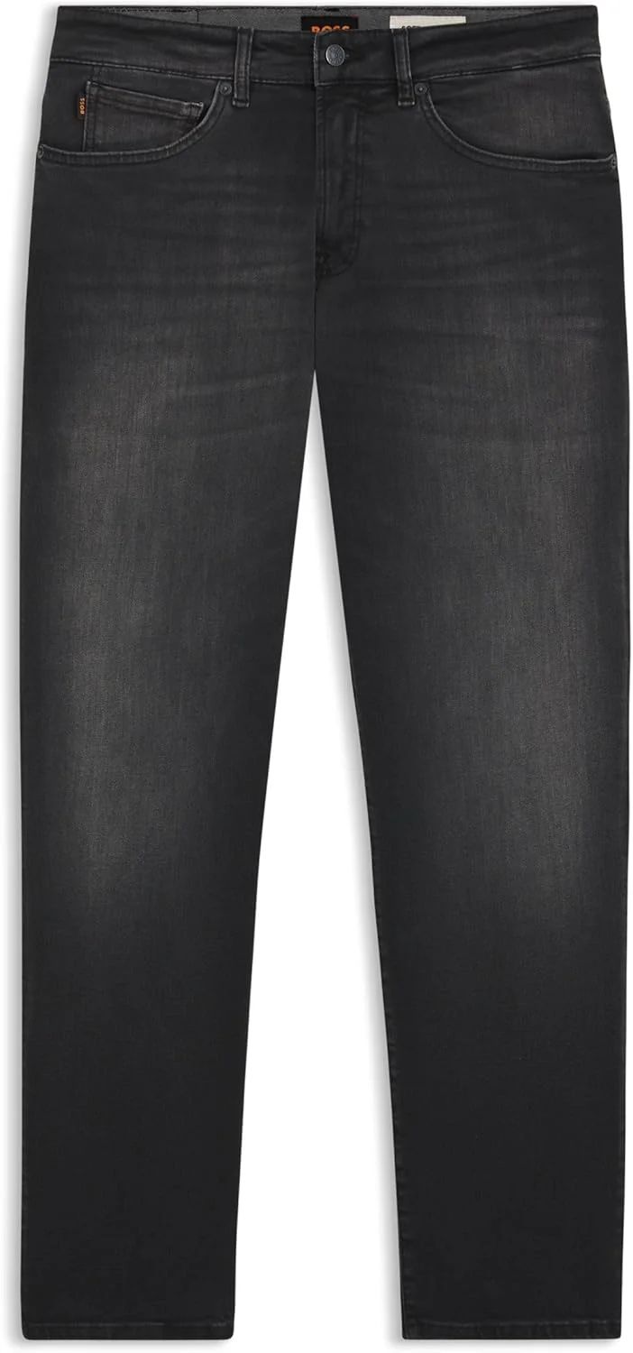 شلوار جین مردانه راسته مدل RE.MAINE BO از BOSS، با فیت معمولی و پارچه دنیم کشی آبی راحت