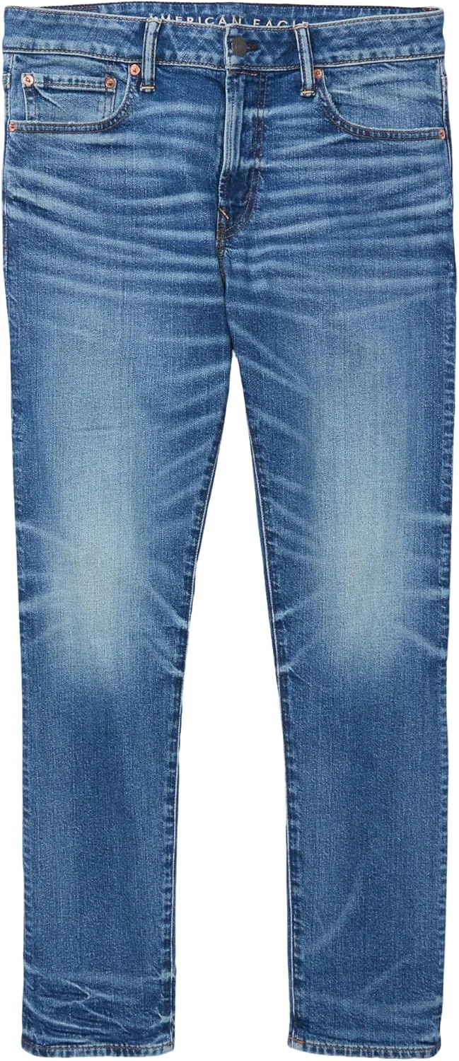 شلوار جین مردانه امریکن ایگل مدل AE Flex Slim Straight
