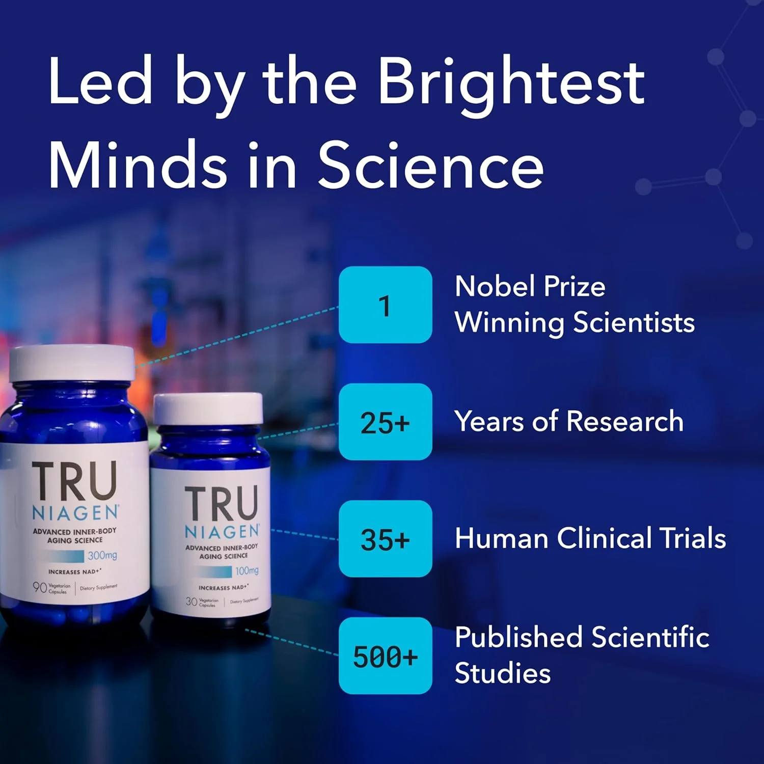 مکمل افزایش دهنده NAD+ با دوز 300 میلی گرم - موثرتر از NMN - نیکوتینامید ریبوزید برای متابولیسم و ترمیم انرژی سلولی، نشاط، سلامت عضلات و پیری سالم مکمل افزایش دهنده NAD+ با دوز 300 میلی گرم - موثرتر از NMN - نیکوتینامید ریبوزید برای متابولیسم و ترمیم انرژی سلولی، نشاط، سلامت عضلات و پیری سالم