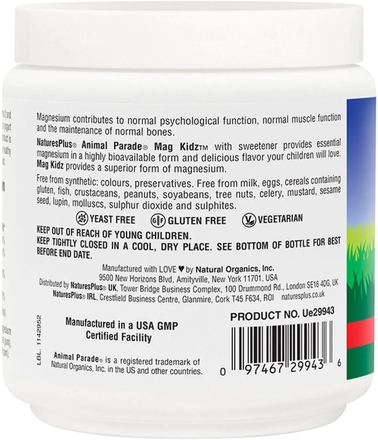 پودر مکمل منیزیم کودکان نیچرز پلاس Magkids، طعم گیلاس، 171 گرم - برای استخوان های قوی، رشد و تکامل سالم، بدون شکر پودر مکمل منیزیم کودکان نیچرز پلاس Magkids، طعم گیلاس، 171 گرم - برای استخوان های قوی، رشد و تکامل سالم، بدون شکر