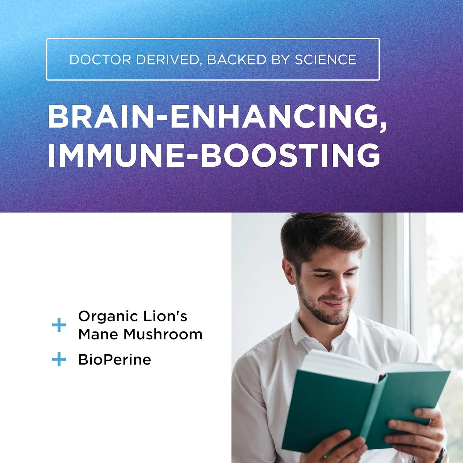 کپسول مکمل یال شیر ارگانیک 2100 میلی گرمی دکتر امیل نوتریشن - تمرکز، وضوح ذهنی و شناخت - مکمل قارچ یال شیر نوتراپیک با یال شیر ارگانیک