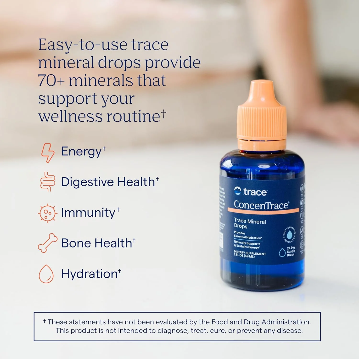 قطره مواد معدنی کمیاب ConcenTrace، 2 اونس قطره مواد معدنی کمیاب ConcenTrace، 2 اونس