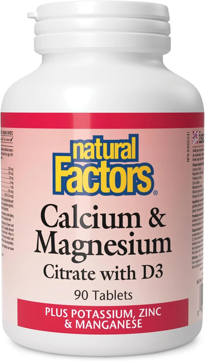 ناترال فاکتورز کلسیم و منیزیم سیترات با ویتامین D3، 90 عدد قرص ناترال فاکتورز کلسیم و منیزیم سیترات با ویتامین D3، 90 عدد قرص