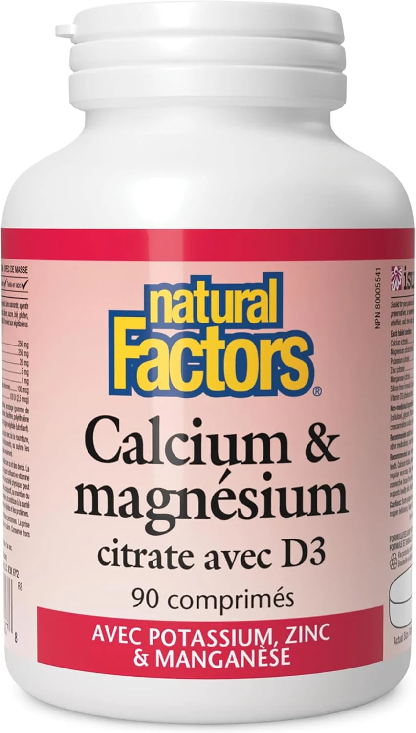 ناترال فاکتورز کلسیم و منیزیم سیترات با ویتامین D3، 90 عدد قرص ناترال فاکتورز کلسیم و منیزیم سیترات با ویتامین D3، 90 عدد قرص