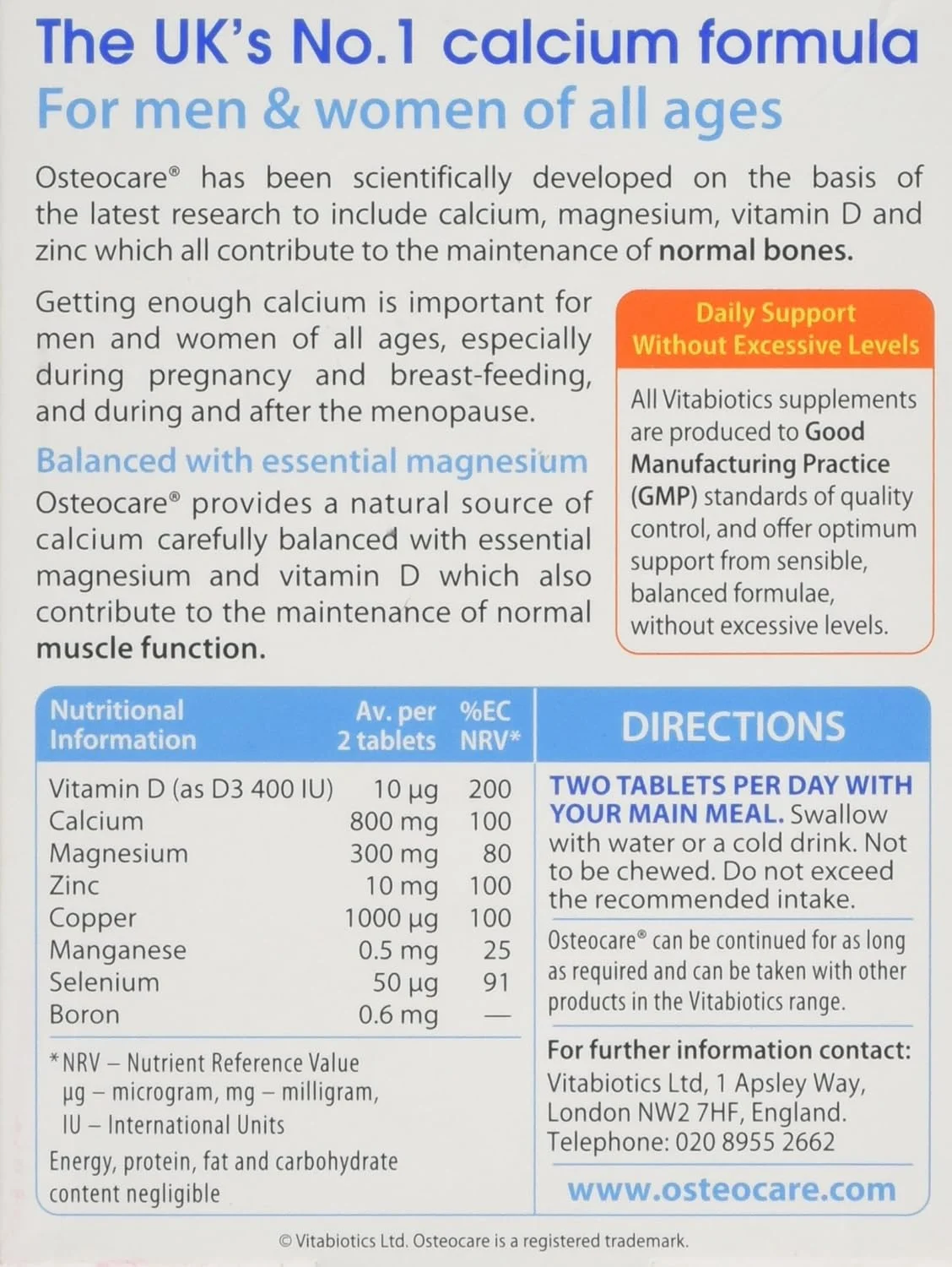 استئوکیر-® اورجینال 30 عددی