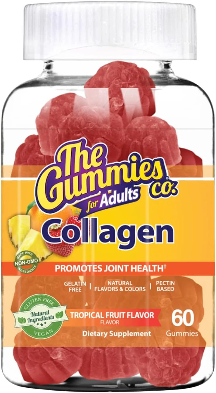 پاستیل های کلاژن با طعم میوه های استوایی