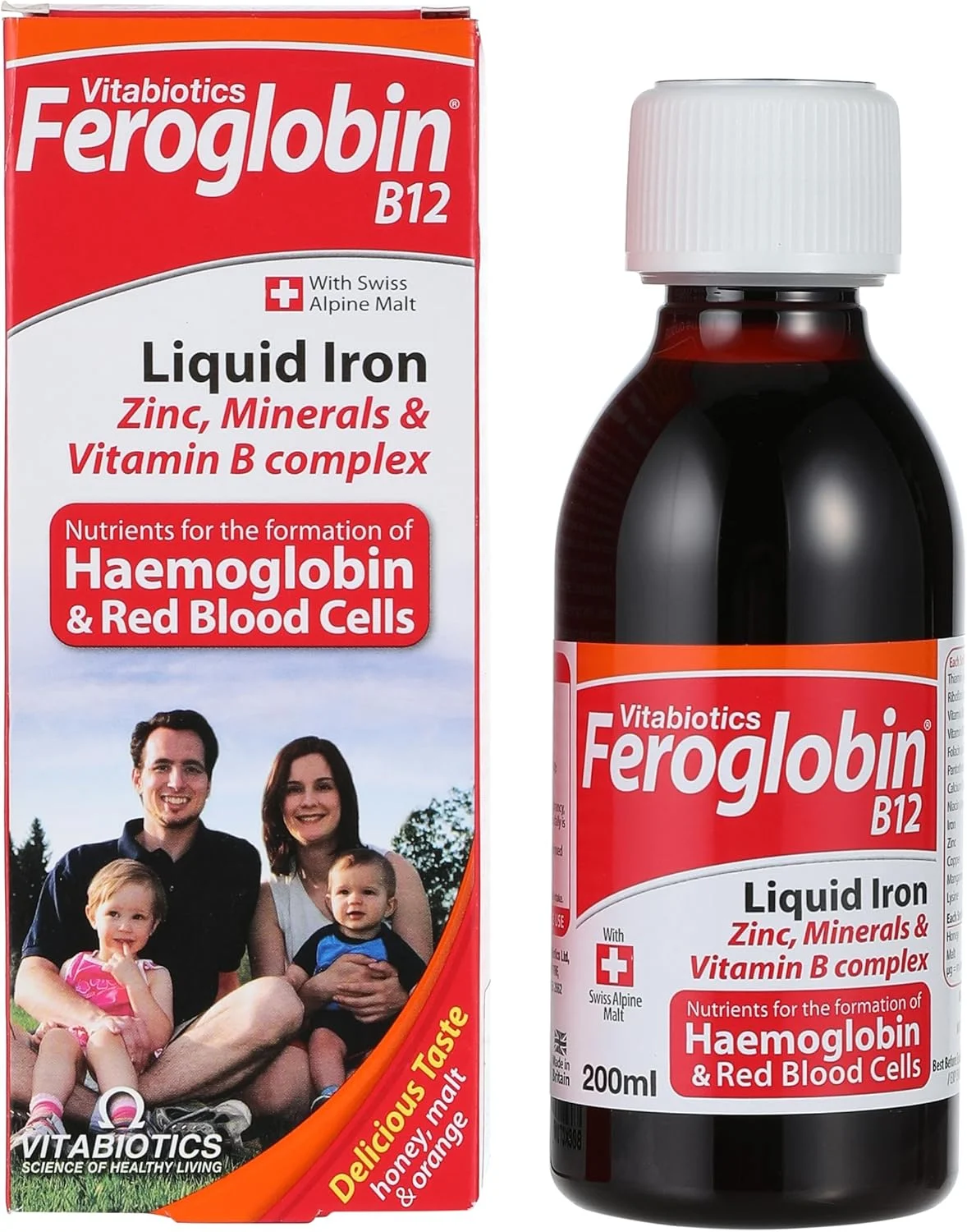 شربت فروگلوبین B12 ویتابیوتیکس 200 میلی لیتر