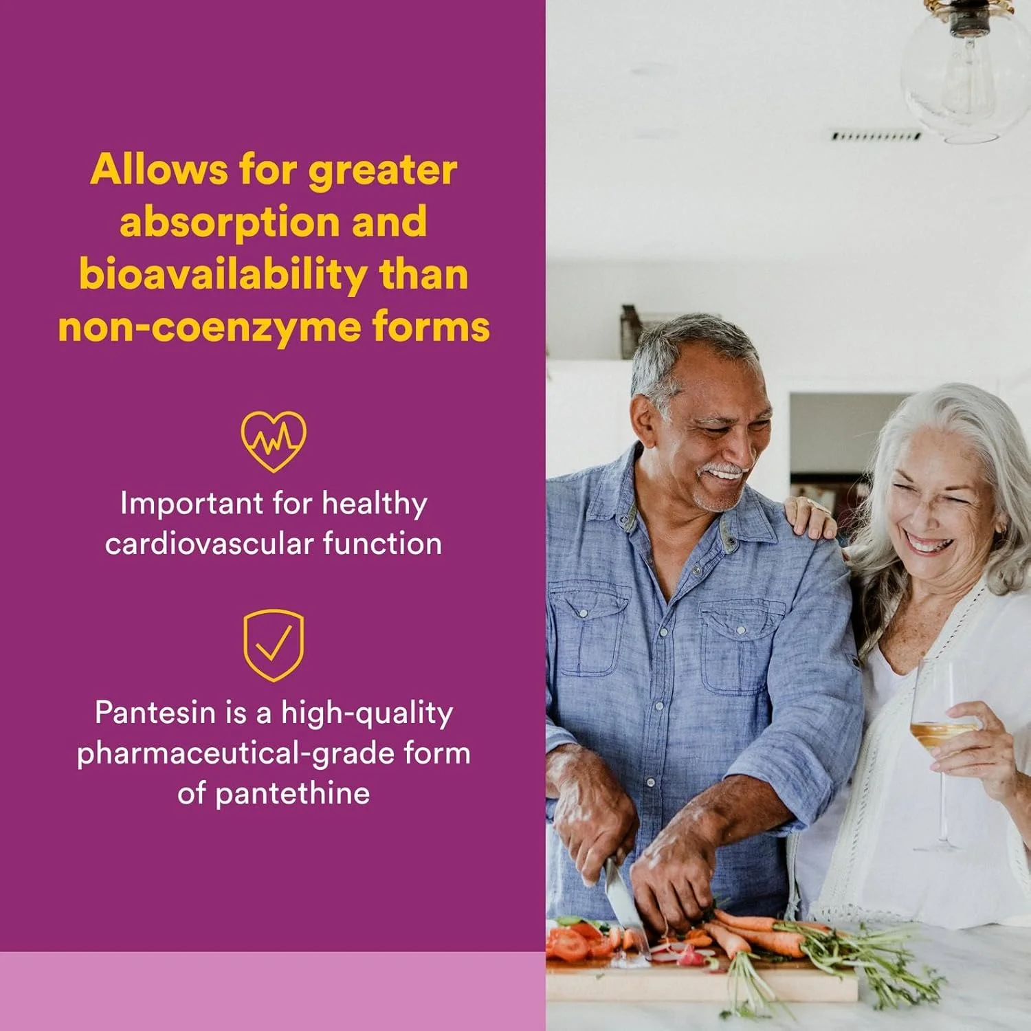 پانتتین بیوکوآنزیماتید B5 Natural Factors، 450 میلی گرم، 60 سافت ژل