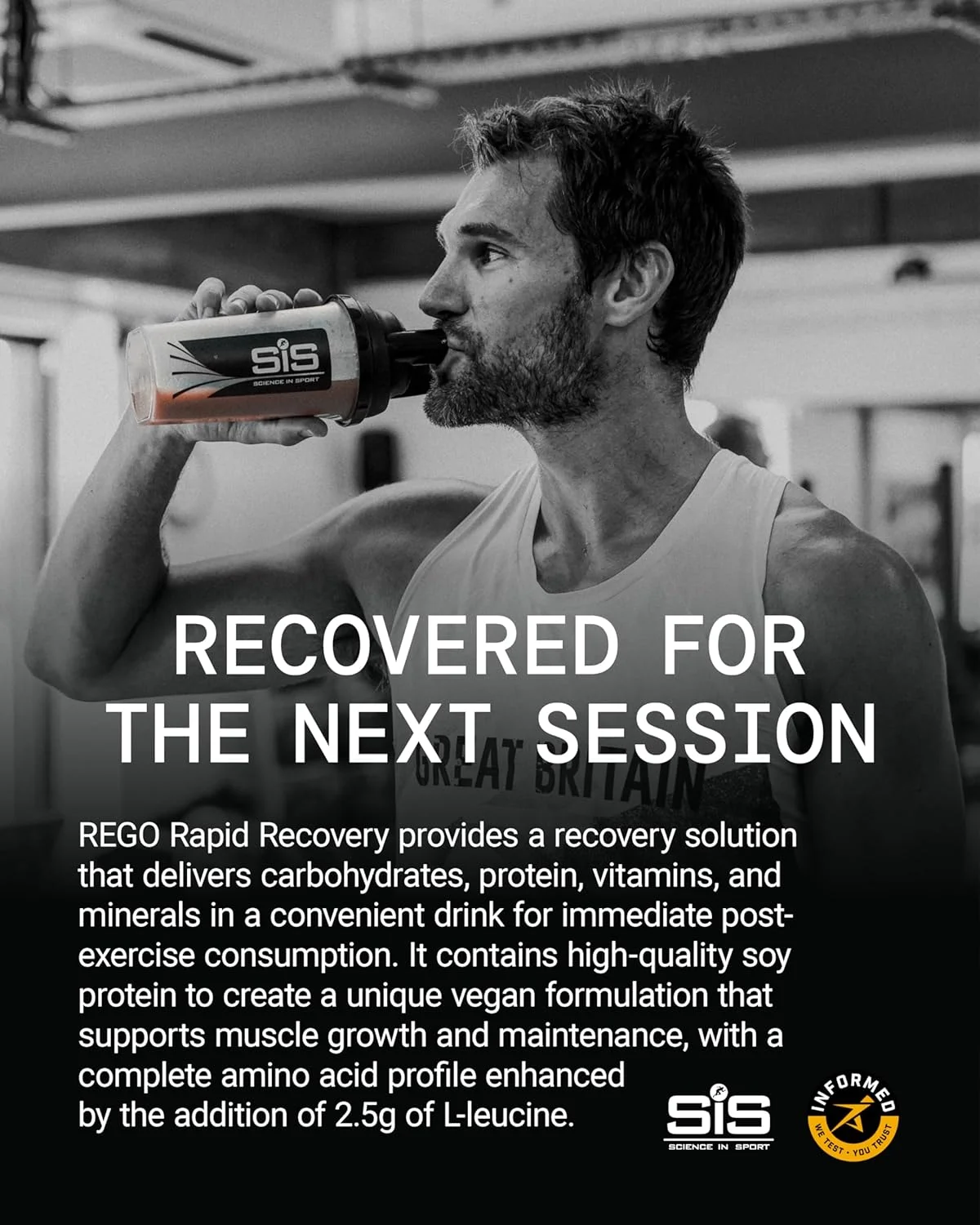 نوشیدنی ریکاوری سریع رِگو از ساینس این اسپورت | ۲۱ گرم پروتئین گیاهی | ۲۲ گرم کربوهیدرات | ۲.۵ گرم لوسین | ۱۵ ویتامین و مواد معدنی | پودر پروتئین گیاهی | طعم شکلات | ۳۰ سروینگ | ۱.۵ کیلوگرم نوشیدنی ریکاوری سریع رِگو از ساینس این اسپورت | ۲۱ گرم پروتئین گیاهی | ۲۲ گرم کربوهیدرات | ۲.۵ گرم لوسین | ۱۵ ویتامین و مواد معدنی | پودر پروتئین گیاهی | طعم شکلات | ۳۰ سروینگ | ۱.۵ کیلوگرم