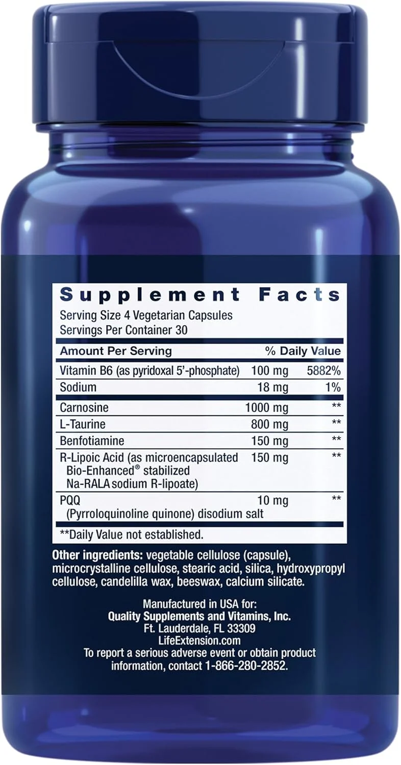 بهینه ساز انرژی میتوکندریال لایف اکستنشن با PQQ برای سلامت قلب و مغز، برای انرژی و سلامت سلولی با ایجاد میتوکندری و آنتی اکسیدان ضد پیری، 120 کپسول گیاهی بهینه ساز انرژی میتوکندریال لایف اکستنشن با PQQ برای سلامت قلب و مغز، برای انرژی و سلامت سلولی با ایجاد میتوکندری و آنتی اکسیدان ضد پیری، 120 کپسول گیاهی