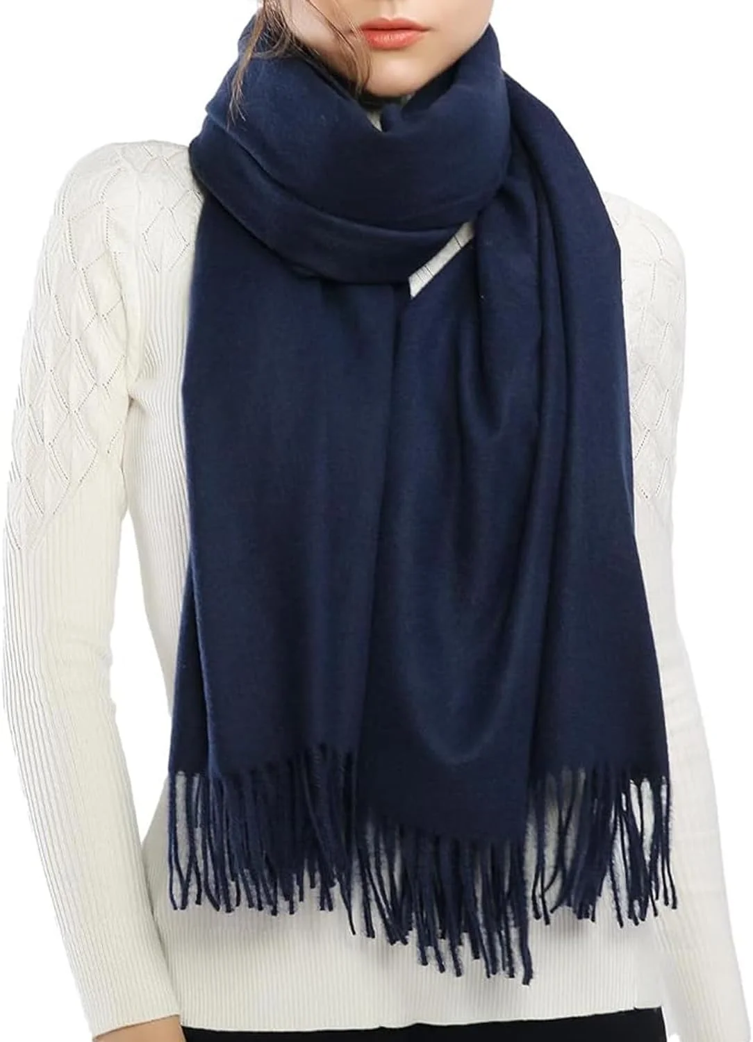 شال های نرم زنانه، روسری های منگوله دار، شال های مد روز، شال های بزرگ و بلند مناسب مهمانی عروسی، 200 * 70 سانتی متر