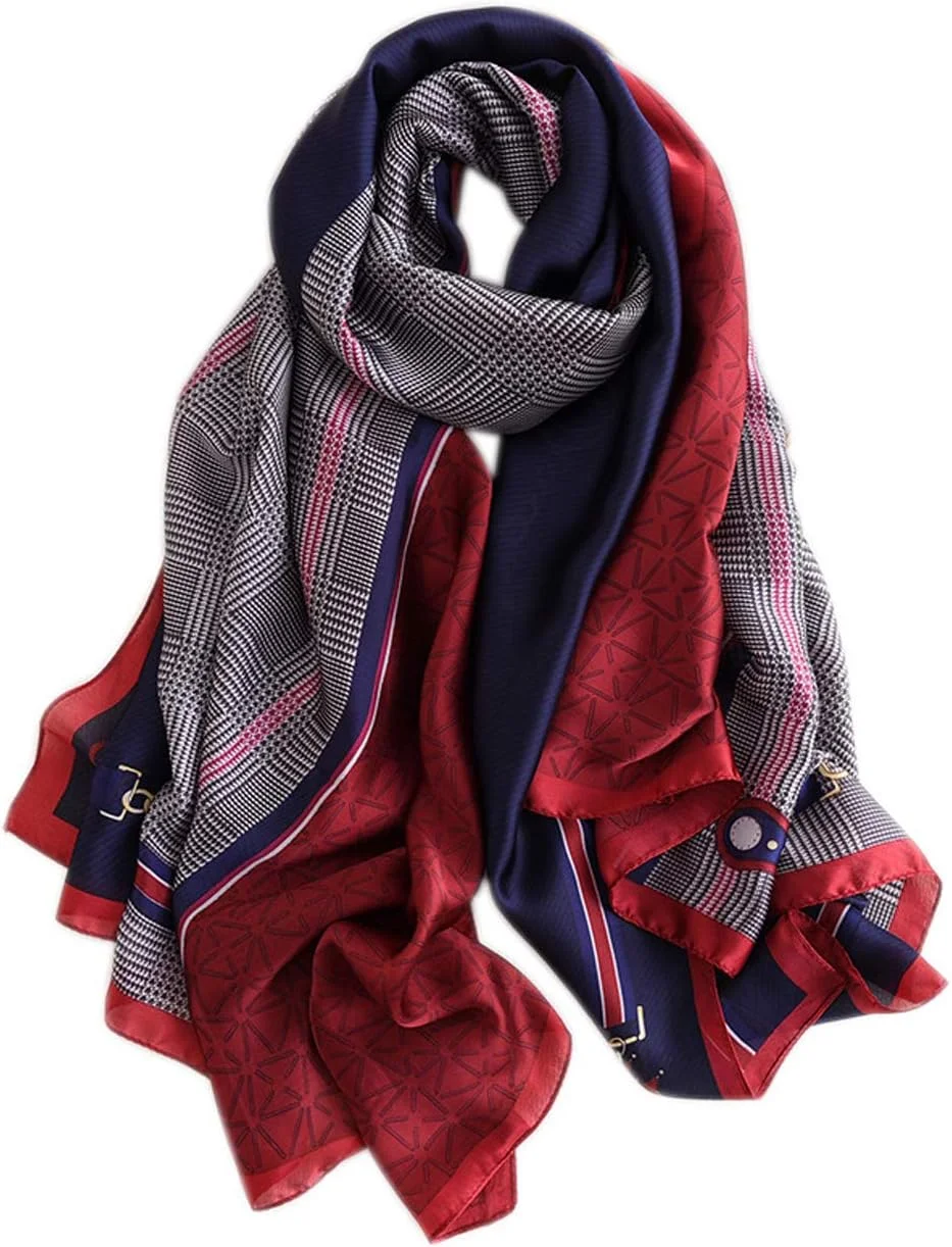 شال های مد روز، شال با حس ابریشمی، شال های بلند و سبک وزن ضد آفتاب برای زنان