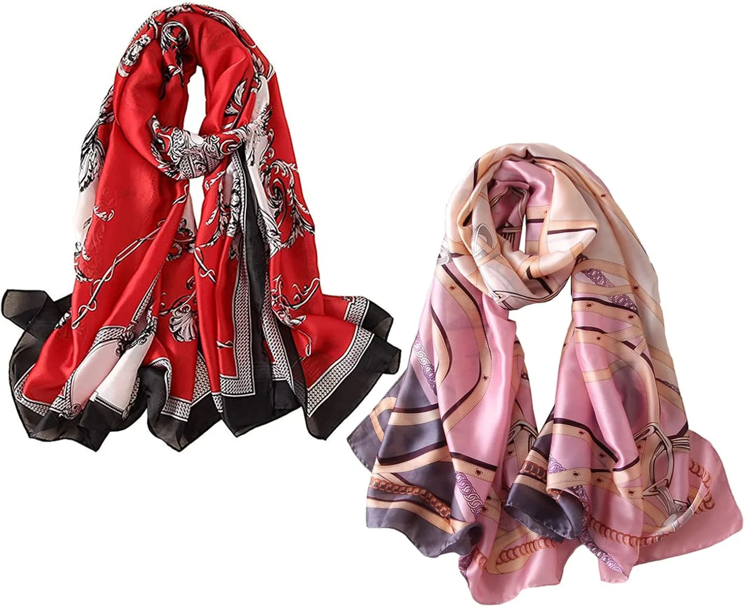 شال ابریشمی، شال گردن بلند و سبک وزن از جنس ابریشم توت