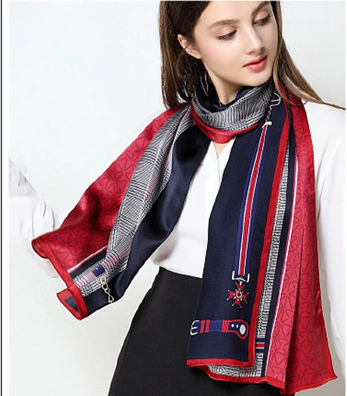 شال های مد روز، شال با حس ابریشمی، شال های بلند و سبک وزن ضد آفتاب برای زنان