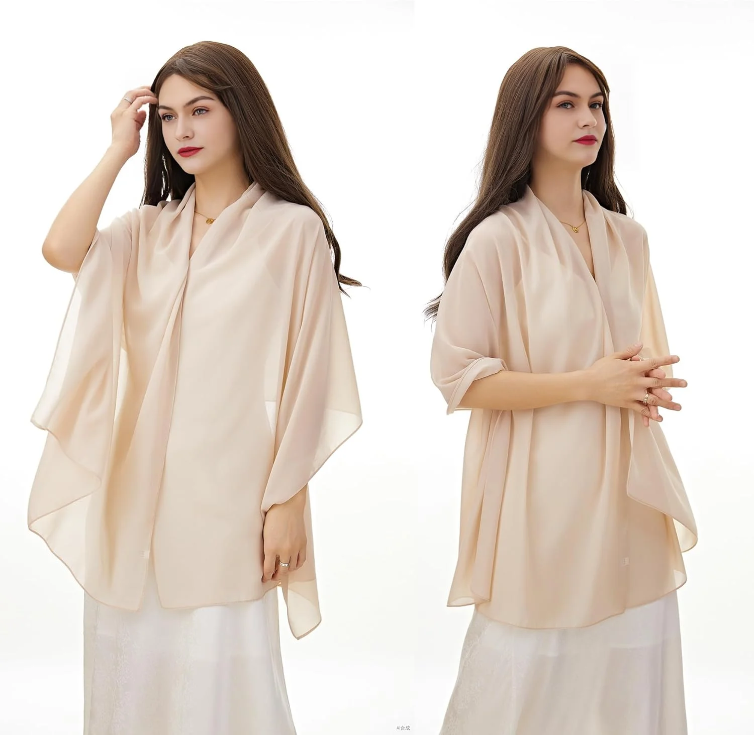 شال گردن بلند زنانه YOUR SMILE، سبک، نرم، تنفس پذیر، رنگ ثابت، شال های مد روز، شال و روسری ضد آفتاب