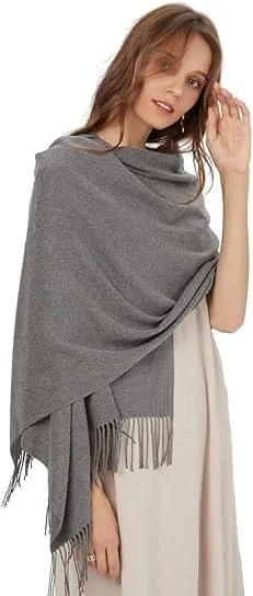 شال و روسری زنانه زمستانی، شال پشمی نرم و گرم بزرگ