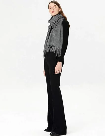 شال و روسری زنانه زمستانی، شال پشمی نرم و گرم بزرگ