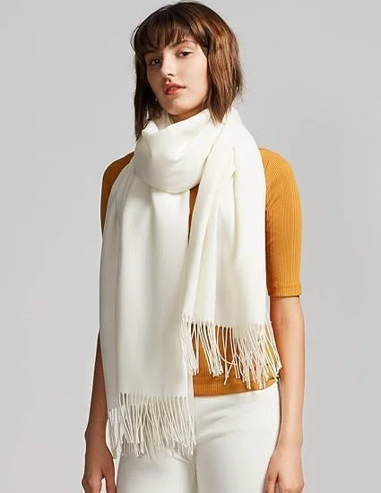 شال و روسری زنانه زمستانی، شال پشمی نرم، گرم، بلند و بزرگ