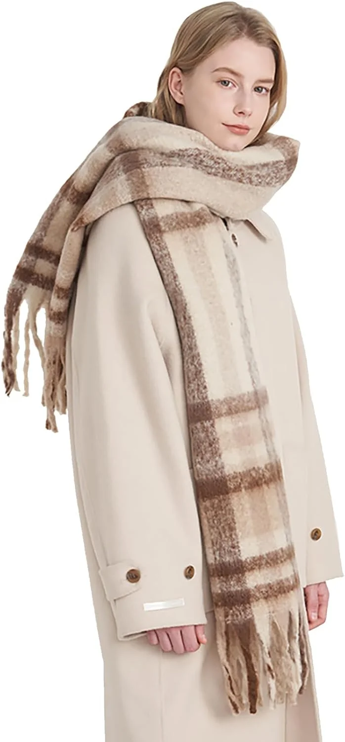 شال زمستانی زنانه، شال و پوشش گرم برای لباس های شب، شنل نرم، پالتو، پوشش ضخیم و راحت