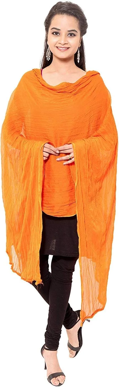 شال و روسری زنانه نخی رنگ ثابت