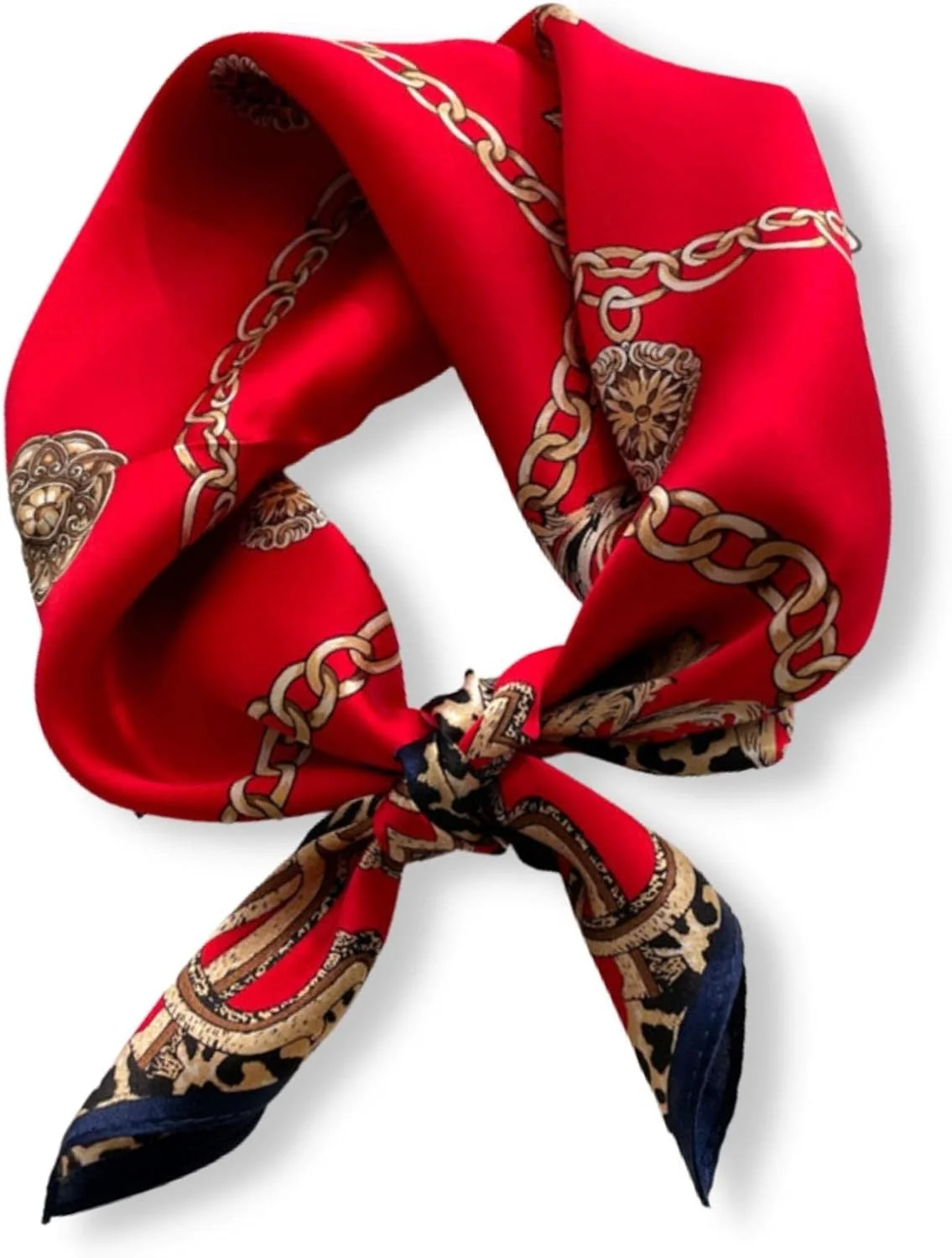 روسری گردن ابریشم خالص توت 100%، 53x53 سانتی متر، روسری های مربعی کوچک زنانه، بسته بندی شده برای هدیه