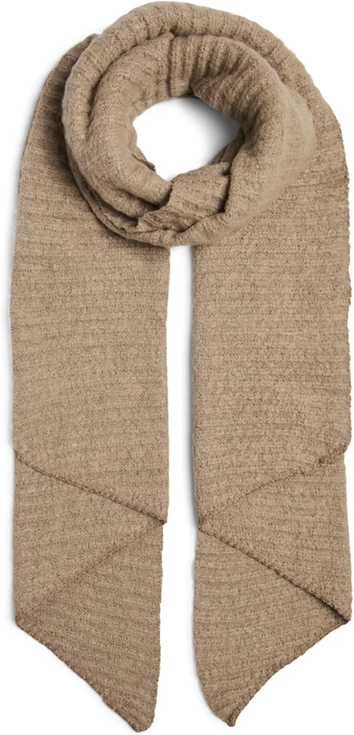 شال بلند زنانه بافت دار پی سز مدل PCPYRON STRUCTURED LONG SCARF NOOS BC