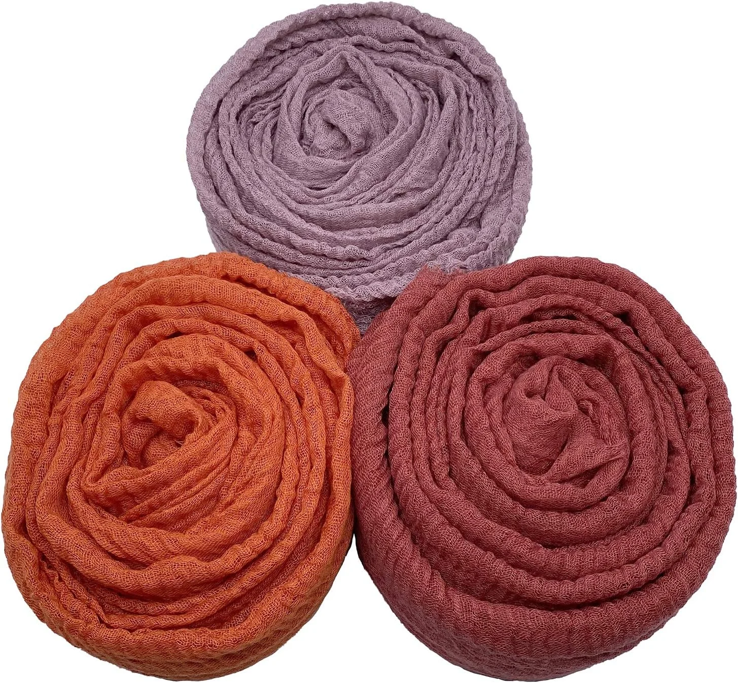 مانشو 3 عدد شال گردن زنانه نرم و بلند