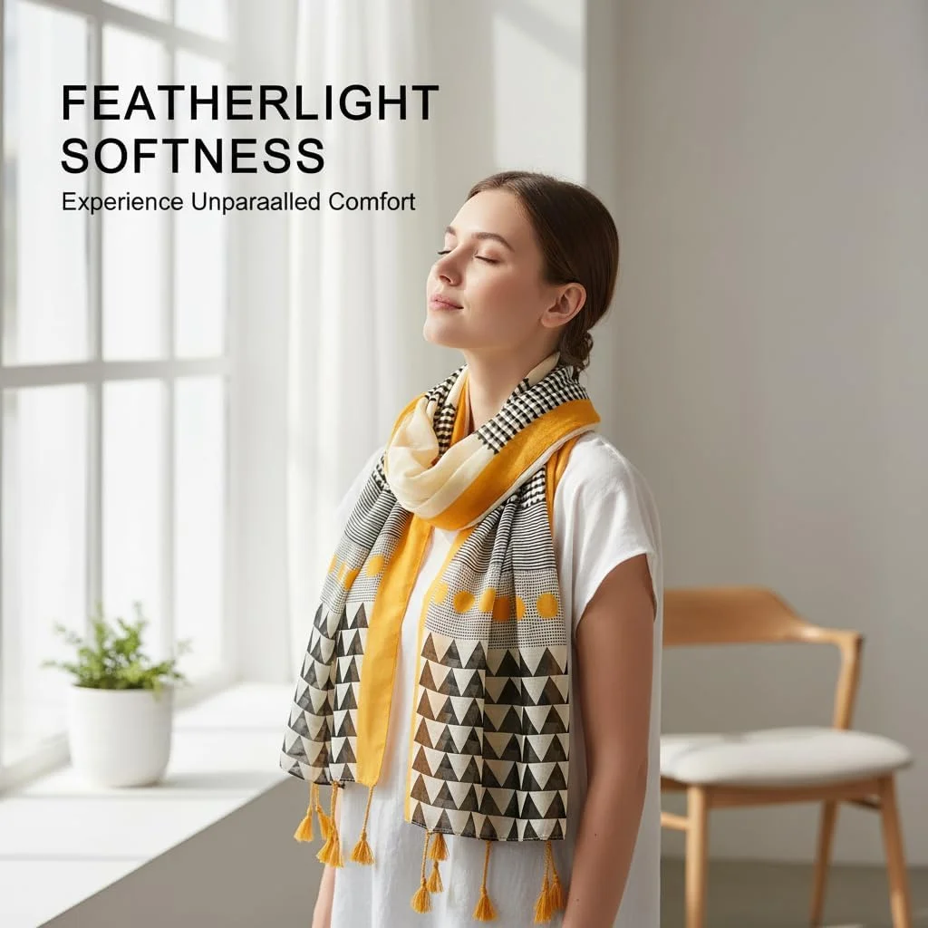 شال طرح بوهو نرم زنانه و دخترانه، 178x89 سانتی متر، شال های بزرگ سبک وزن، شال و روپوش چهار فصل، اکسسوری مد همه کاره برای بهار، تابستان، پاییز و زمستان