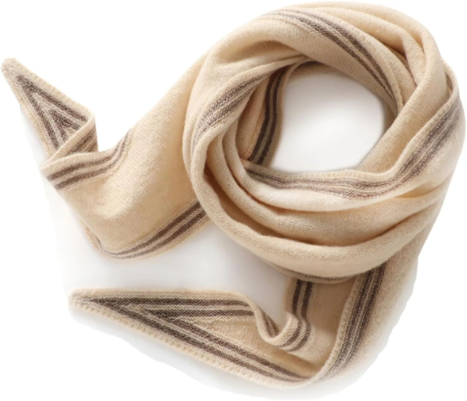 شال گردن مثلثی بافتنی، شال سر زنانه، شال مد وای تو کی، شال سبک وزن، خاکی