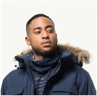 شال گردن پلار ملانژ جک ولفسکین، مناسب برای آقایان و بانوان