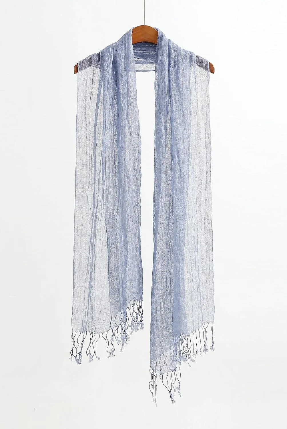 شال سبک وزن تابستانی Jeelow، شال نخی سبک برای مردان و زنان