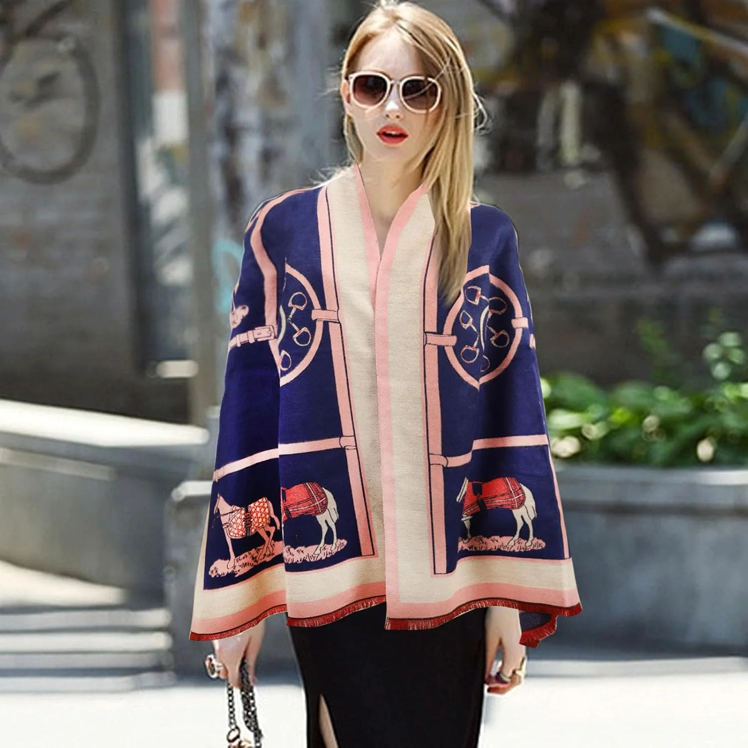 شال زنانه اکستری مدل Qq-dg-002