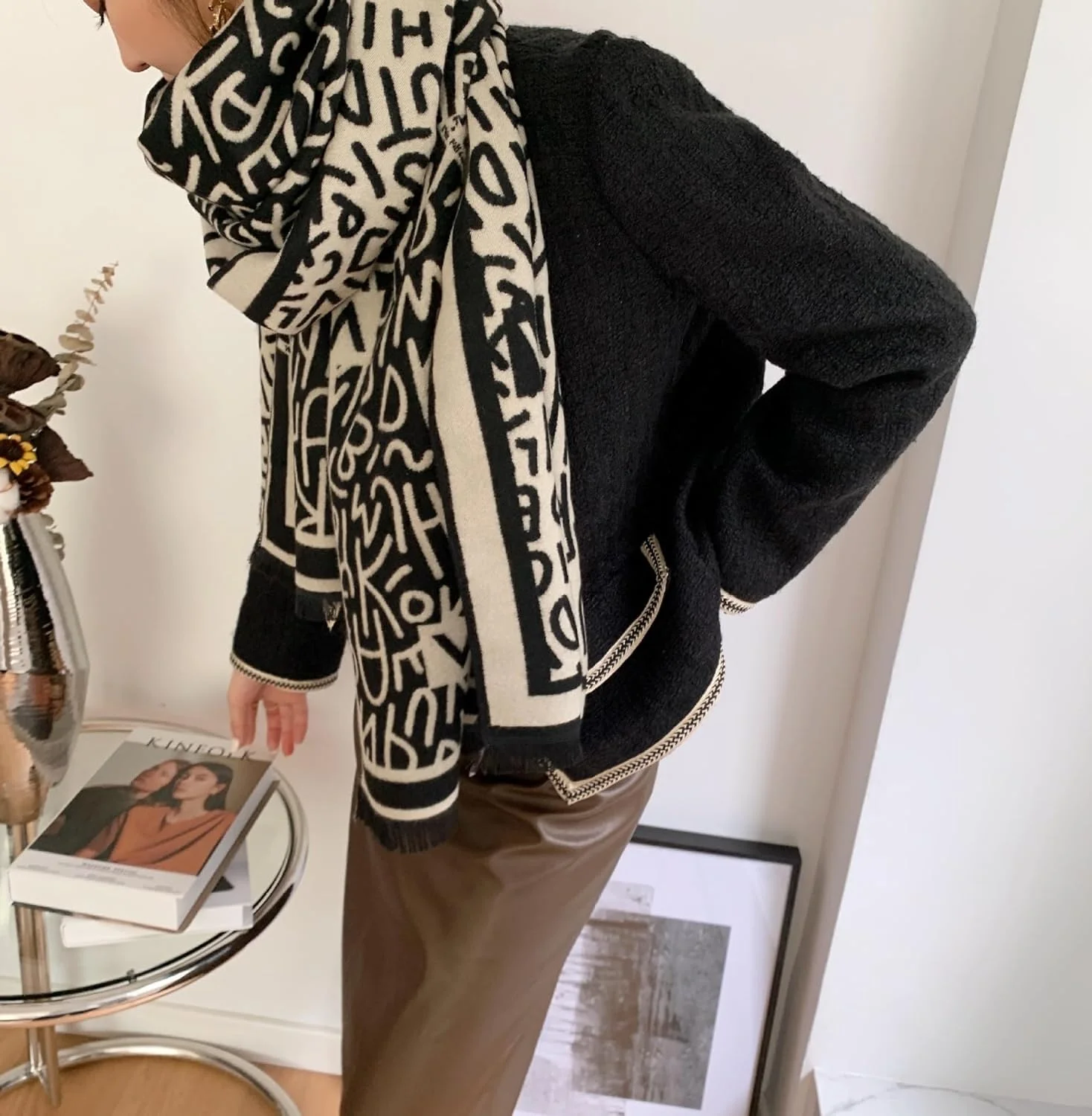 شال دو رو، شال گرم ضخیم و چند منظوره رترو پاییزی و زمستانی زنانه، شال گردن و شال های پشمی برای لباس شب، ساقدوش عروس و عروسی شال دو رو، شال گرم ضخیم و چند منظوره رترو پاییزی و زمستانی زنانه، شال گردن و شال های پشمی برای لباس شب، ساقدوش عروس و عروسی