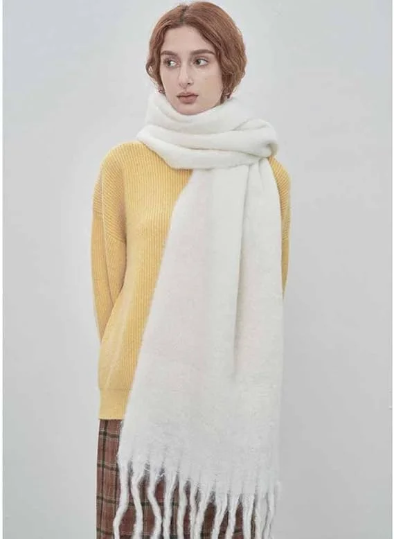 شال گردن بزرگ و ضخیم، شال پشمی زمستانی گرم و نرم