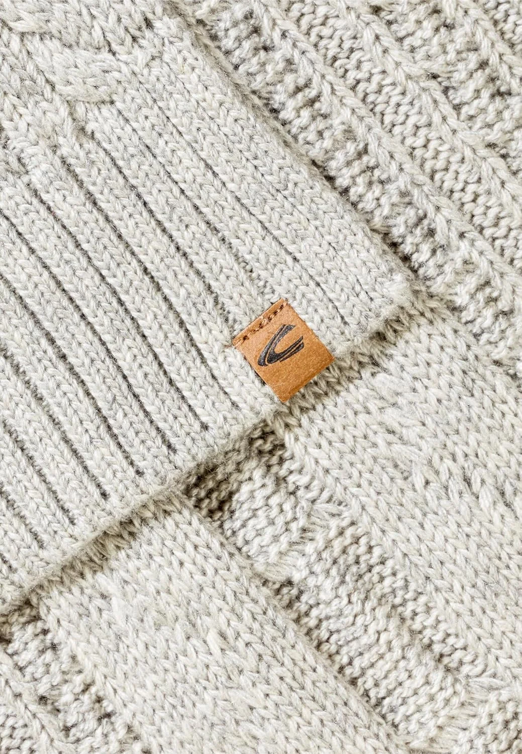 شال بافتنی زنانه کمل اکتیو با ترکیب مواد